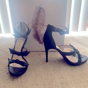 Black bow Jessica Simpson sandals